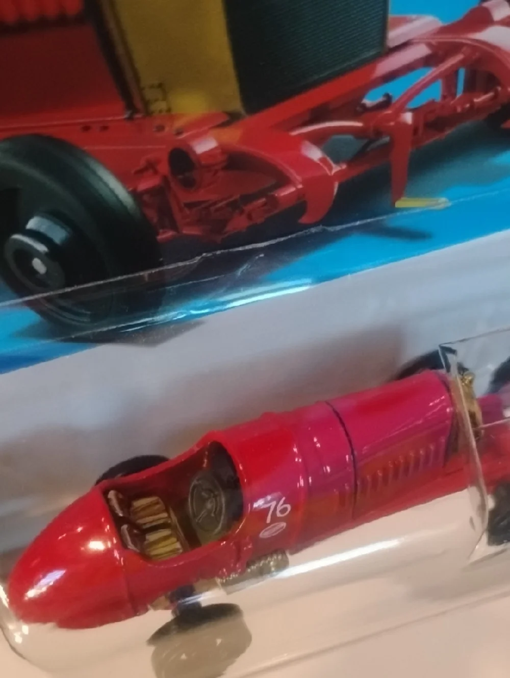 Mattel Hot Wheels Fiat Beast of Turin Toy Car - Red & Gold